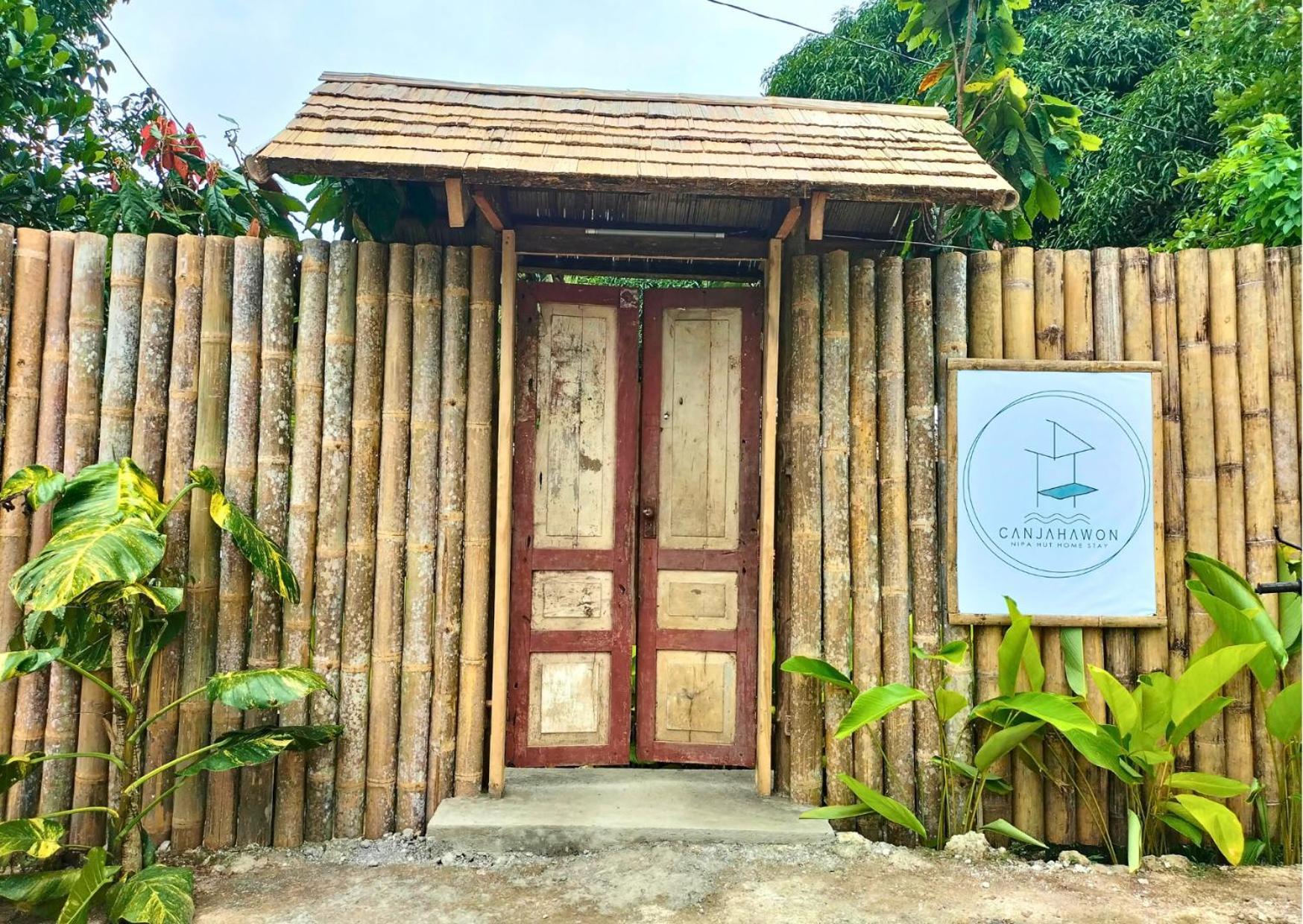 Canjahawon Nipa Hut Homestay 锡基霍尔 外观 照片